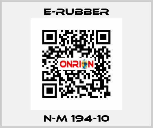 N-M 194-10 e-rubber