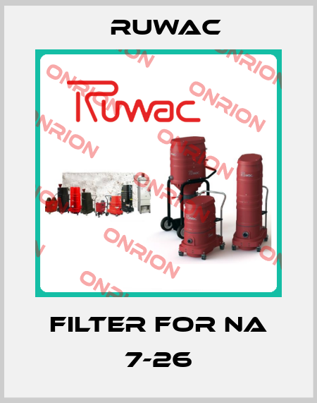 filter for NA 7-26 Ruwac