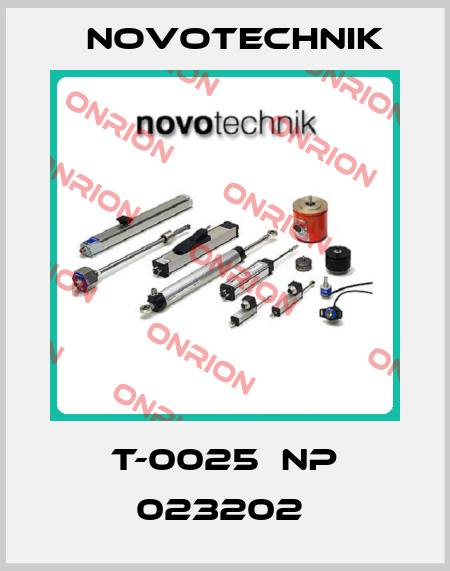 T-0025  NP 023202  Novotechnik