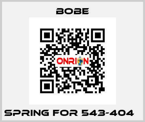 spring for 543-404В Bobe