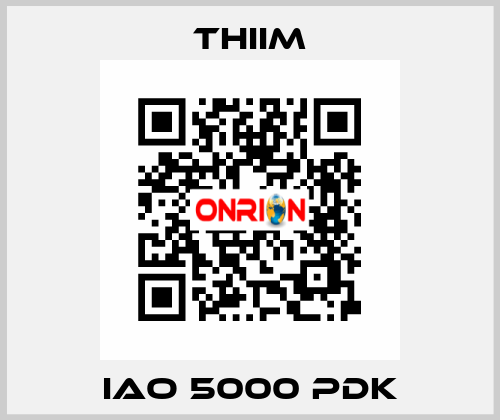 IAO 5000 PDK Thiim