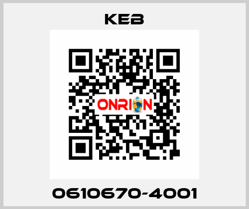 0610670-4001 KEB