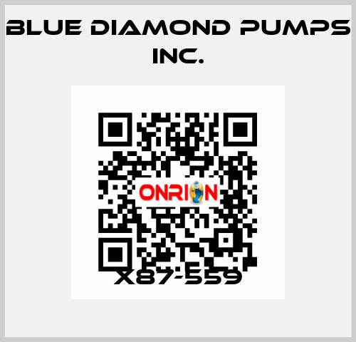 X87-559 Blue Diamond Pumps Inc.