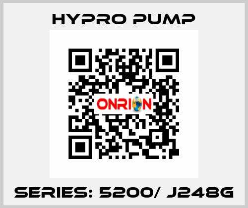 Series: 5200/ J248G Hypro Pump