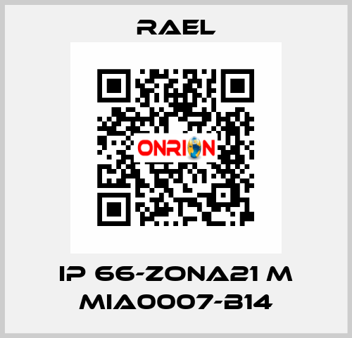 IP 66-ZONA21 M MIA0007-B14 RAEL