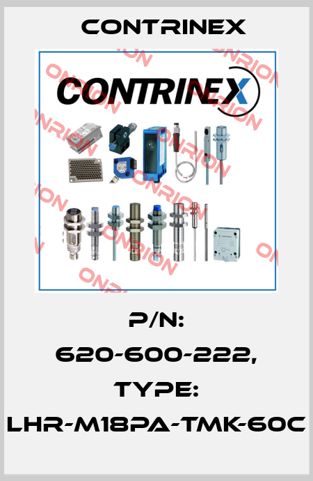 p/n: 620-600-222, Type: LHR-M18PA-TMK-60C Contrinex