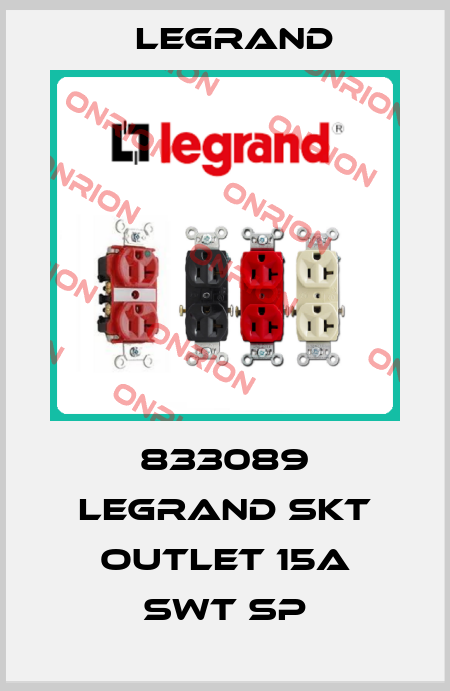 833089 LEGRAND SKT OUTLET 15A SWT SP Legrand