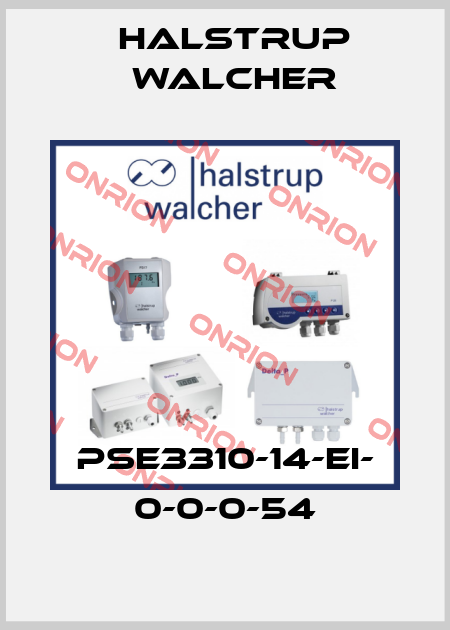 PSE3310-14-EI- 0-0-0-54 Halstrup Walcher