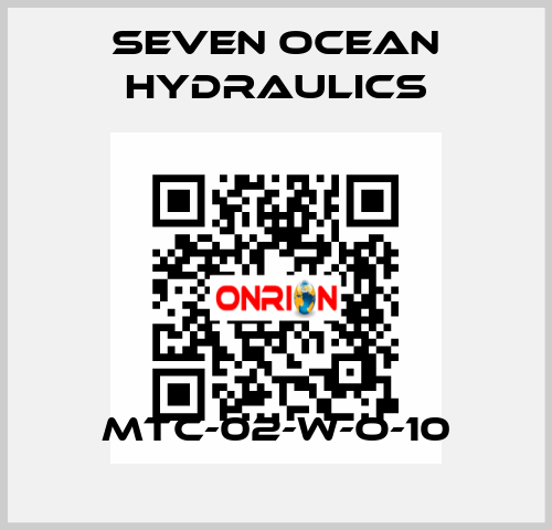 MTC-02-W-O-10 Seven Ocean Hydraulics