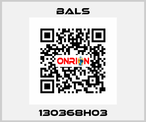 130368H03 Bals