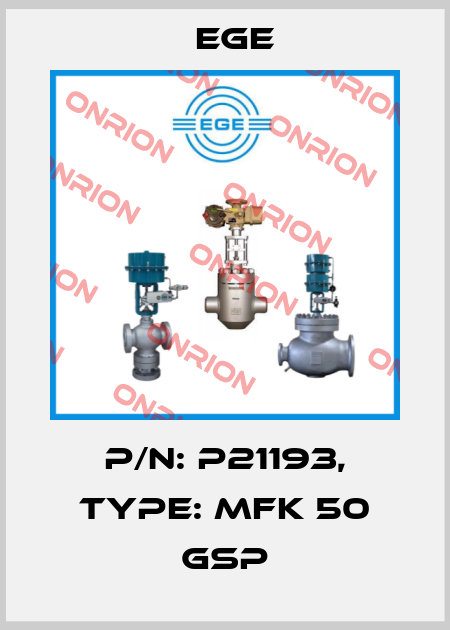 p/n: P21193, Type: MFK 50 GSP Ege