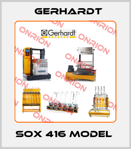 SOX 416 MODEL  Gerhardt