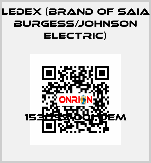 153033-001 OEM Ledex (brand of Saia Burgess/Johnson Electric)