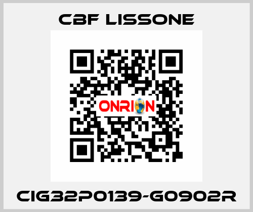 CIG32P0139-G0902R CBF LISSONE