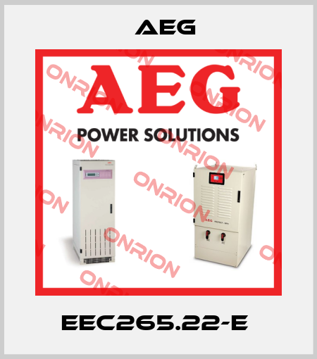 EEC265.22-E  AEG