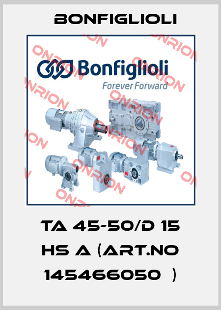 TA 45-50/D 15 hs a (Art.No 145466050А) Bonfiglioli