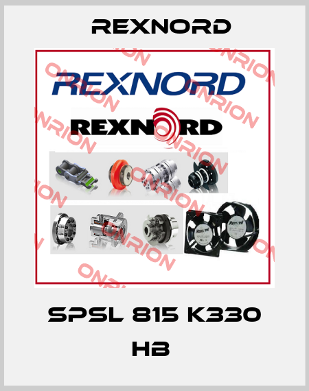 SPSL 815 K330 HB  Rexnord