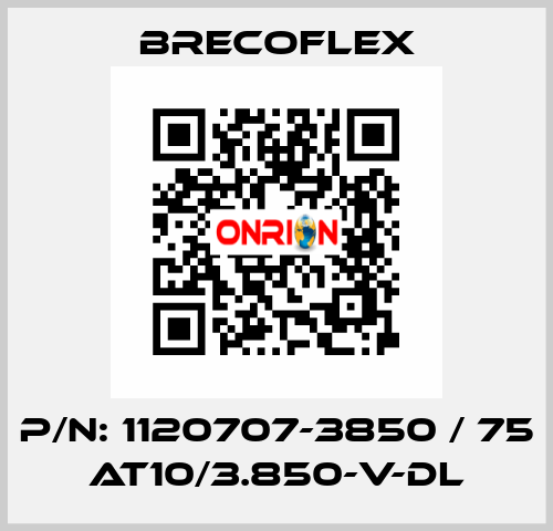 P/N: 1120707-3850 / 75 AT10/3.850-V-DL Brecoflex