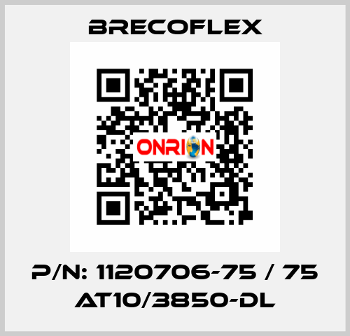 P/N: 1120706-75 / 75 AT10/3850-DL Brecoflex