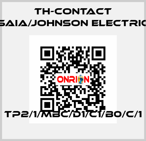  TP2/1/MBC/D1/C1/B0/C/1 TH-Contact (Saia/Johnson Electric)