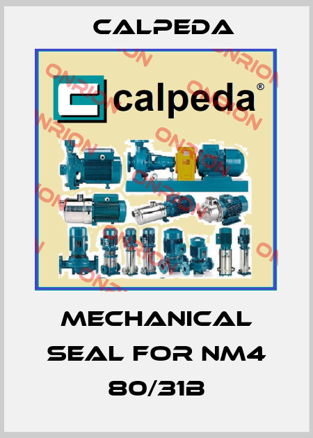 mechanical seal for NM4 80/31B Calpeda
