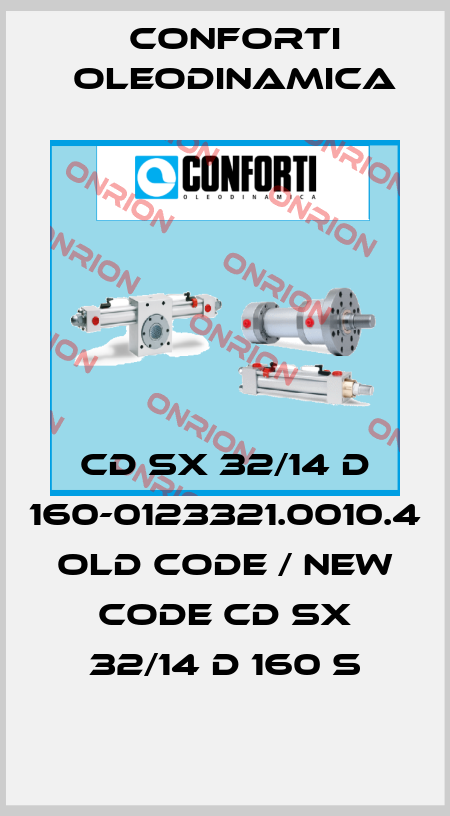 CD SX 32/14 D 160-0123321.0010.4 old code / new code CD SX 32/14 D 160 S Conforti Oleodinamica