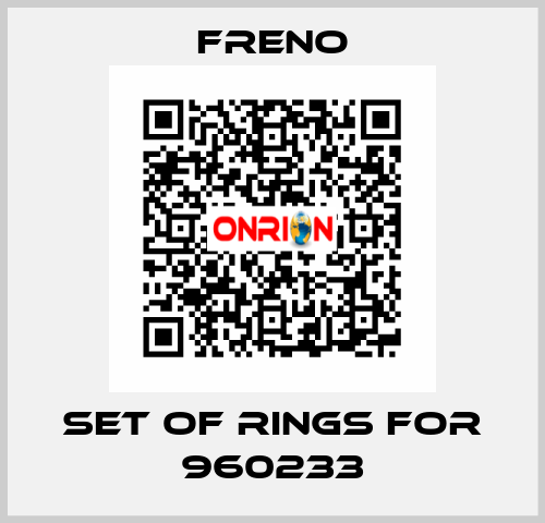 Set of rings for 960233 Freno
