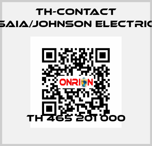 TH 465 201 000 TH-Contact (Saia/Johnson Electric)