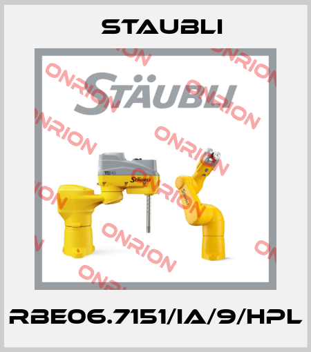 RBE06.7151/IA/9/HPL Staubli