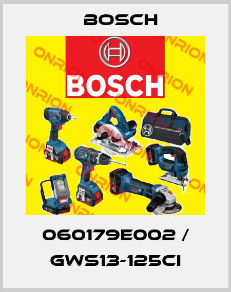 060179E002 / GWS13-125CI Bosch