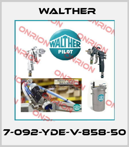 7-092-YDE-V-858-50 Walther