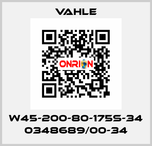 W45-200-80-175S-34 0348689/00-34 Vahle