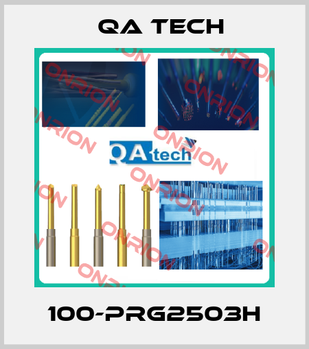 100-PRG2503H QA Tech