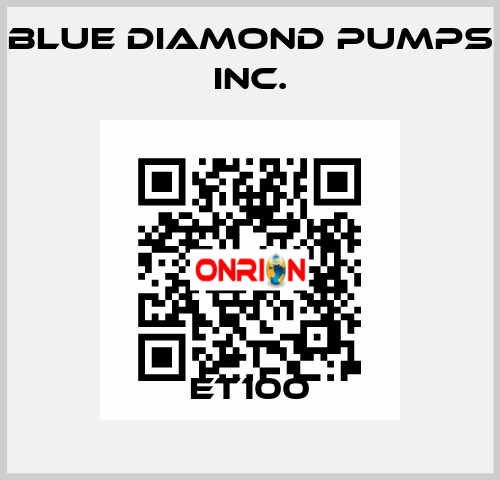 ET100 Blue Diamond Pumps Inc.