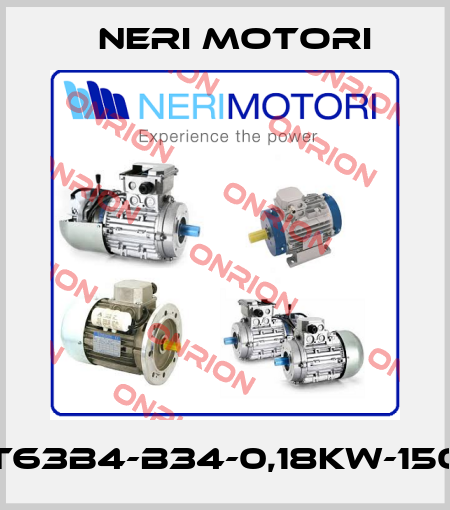 T63B4-B34-0,18kW-150 Neri Motori