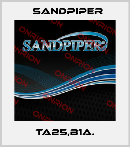 TA25,B1A. Sandpiper