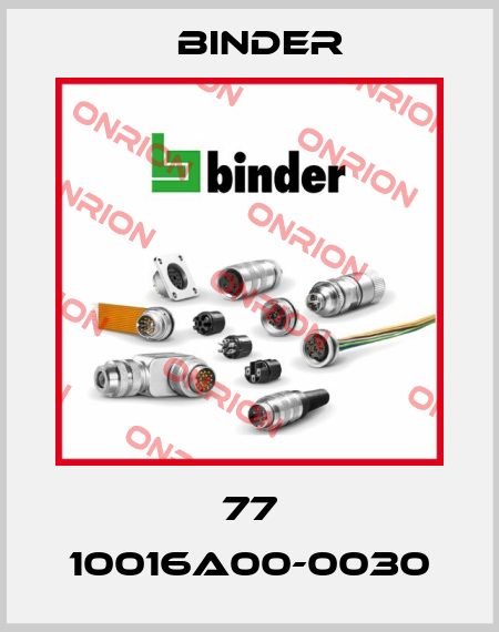 77 10016A00-0030 Binder
