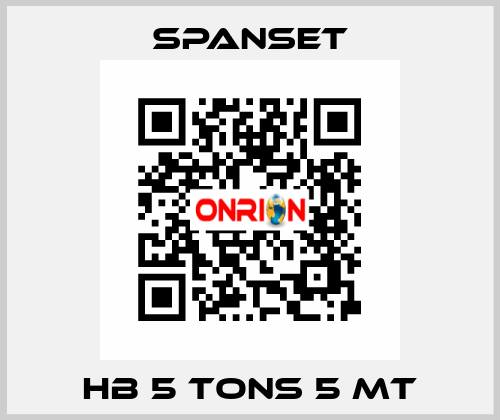 HB 5 TONS 5 MT SpanSet