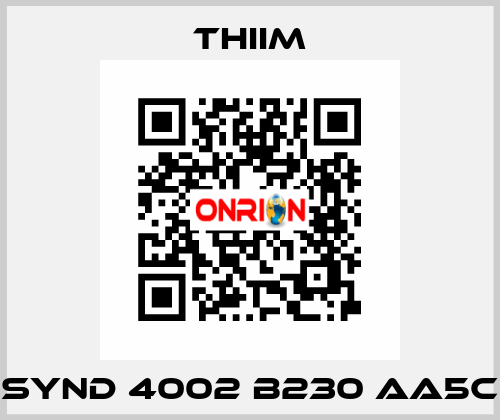 SYND 4002 B230 AA5C Thiim