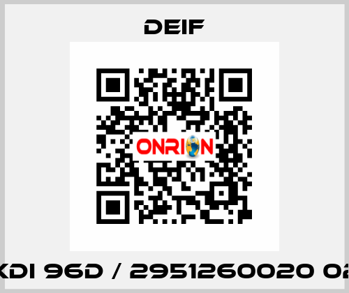 XDi 96D / 2951260020 02 Deif