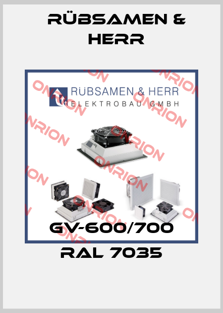 GV-600/700 RAL 7035 Rübsamen & Herr