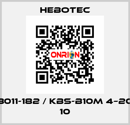 3011-182 / KBS-B10M 4–20 10 HEBOTEC