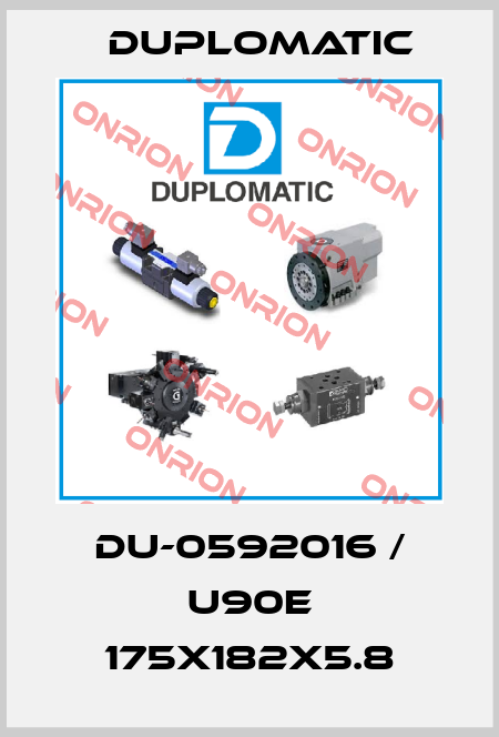 DU-0592016 / U90E 175X182X5.8 Duplomatic