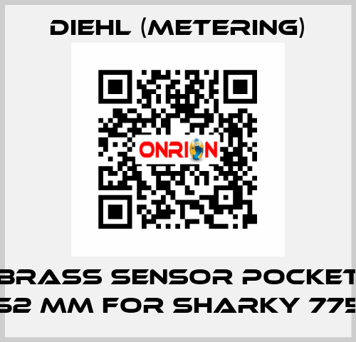 Brass sensor pocket 52 mm for SHARKY 775 Diehl (Metering)