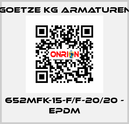 652mFK-15-f/f-20/20 - EPDM Goetze KG Armaturen