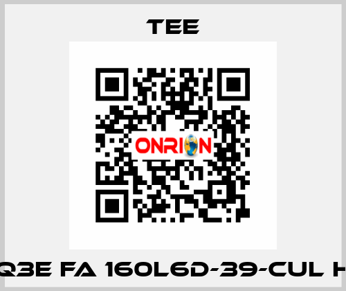 Q3E FA 160L6D-39-CUL H TEE