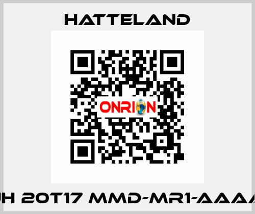 JH 20T17 MMD-MR1-AAAA HATTELAND