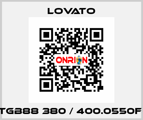 TGB88 380 / 400.0550F  Lovato