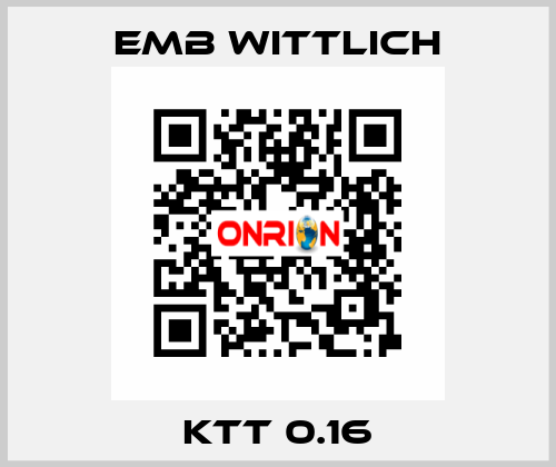 KTT 0.16 EMB Wittlich