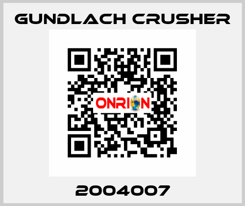 2004007 Gundlach Crusher